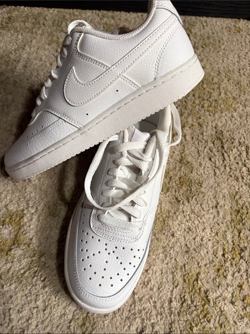 Nike Women’s All-White Low-Top Sneakers